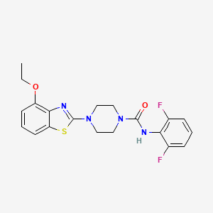 N-(2,6-difluorophenyl)-4-(4-ethoxybenzo[d]thiazol-2-yl)piperazine-1-carboxamide