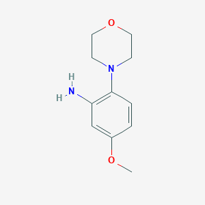 molecular formula C11H16N2O2 B2831782 5-Methoxy-2-(morpholin-4-yl)aniline CAS No. 897548-19-5