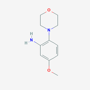 molecular formula C11H16N2O2 B2831782 5-Methoxy-2-morpholinoaniline CAS No. 897548-19-5