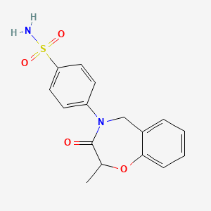 4-(2-methyl-3-oxo-2,3-dihydrobenzo[f][1,4]oxazepin-4(5H)-yl)benzenesulfonamide