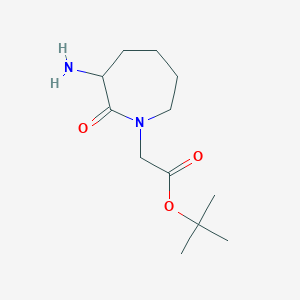 Tert-butyl 2-(3-amino-2-oxoazepan-1-yl)acetate