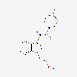 N-(1-(2-methoxyethyl)-1H-indol-3-yl)-4-methylpiperidine-1-carboxamide