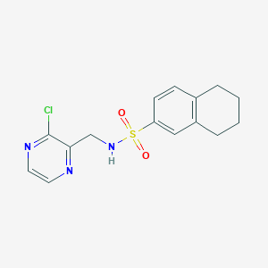 N-[(3-chloropyrazin-2-yl)methyl]-5,6,7,8-tetrahydronaphthalene-2-sulfonamide