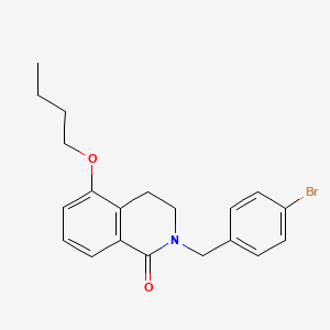 2-(4-bromobenzyl)-5-butoxy-3,4-dihydroisoquinolin-1(2H)-one