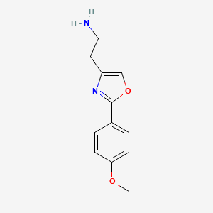 2-[2-(4-Methoxyphenyl)-1,3-oxazol-4-yl]ethanamine