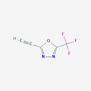 2-Ethynyl-5-(trifluoromethyl)-1,3,4-oxadiazole