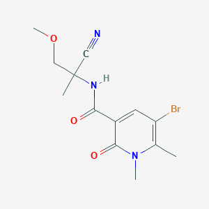 5-Bromo-N-(2-cyano-1-methoxypropan-2-yl)-1,6-dimethyl-2-oxopyridine-3-carboxamide