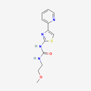 1-(2-Methoxyethyl)-3-(4-(pyridin-2-yl)thiazol-2-yl)urea