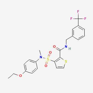3-[(4-ethoxyphenyl)(methyl)sulfamoyl]-N-[3-(trifluoromethyl)benzyl]thiophene-2-carboxamide