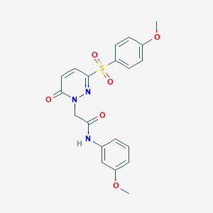 N-(3-methoxyphenyl)-2-(3-((4-methoxyphenyl)sulfonyl)-6-oxopyridazin-1(6H)-yl)acetamide