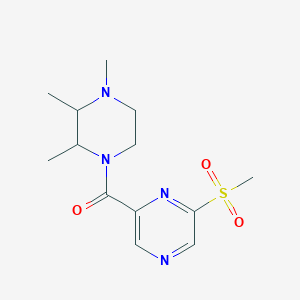 (6-Methylsulfonylpyrazin-2-yl)-(2,3,4-trimethylpiperazin-1-yl)methanone