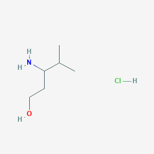 3-Amino-4-methylpentan-1-ol;hydrochloride