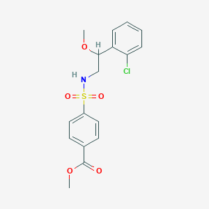 methyl 4-(N-(2-(2-chlorophenyl)-2-methoxyethyl)sulfamoyl)benzoate