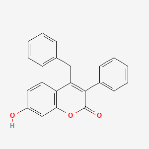 4-Benzyl-7-hydroxy-3-phenylcoumarin