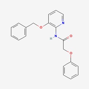 2-phenoxy-N-(3-phenylmethoxypyridin-2-yl)acetamide