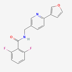 2,6-difluoro-N-((6-(furan-3-yl)pyridin-3-yl)methyl)benzamide