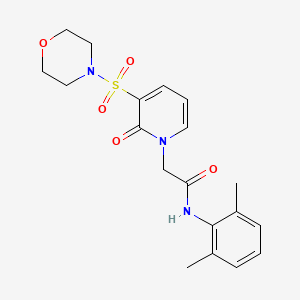 N-(2,6-dimethylphenyl)-2-(3-(morpholinosulfonyl)-2-oxopyridin-1(2H)-yl)acetamide