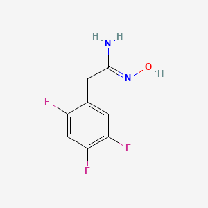 N'-Hydroxy-2-(2,4,5-trifluorophenyl)ethanimidamide