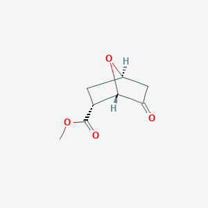 molecular formula C8H10O4 B2832033 甲基(1S,2R,4R)-6-氧代-7-氧杂双环[2.2.1]庚烷-2-羧酸酯 CAS No. 2503155-27-7