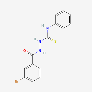 2-(3-bromobenzoyl)-N-phenylhydrazinecarbothioamide