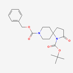 8-Benzyl 1-tert-butyl 2-oxo-1,8-diazaspiro[4.5]decane-1,8-dicarboxylate