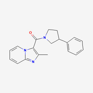 (2-Methylimidazo[1,2-a]pyridin-3-yl)(3-phenylpyrrolidin-1-yl)methanone