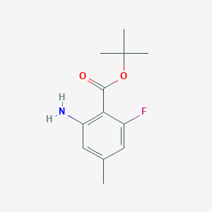 Tert-butyl 2-amino-6-fluoro-4-methylbenzoate