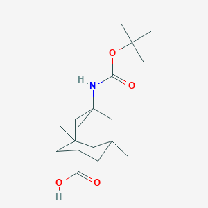 3-{[(Tert-butoxy)carbonyl]amino}-5,7-dimethyladamantane-1-carboxylic acid