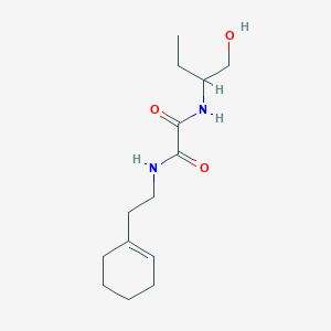 molecular formula C14H24N2O3 B2832102 N1-(2-(cyclohex-1-en-1-yl)ethyl)-N2-(1-hydroxybutan-2-yl)oxalamide CAS No. 1210391-77-7