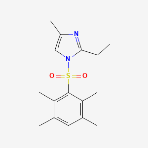 2-ethyl-4-methyl-1-((2,3,5,6-tetramethylphenyl)sulfonyl)-1H-imidazole