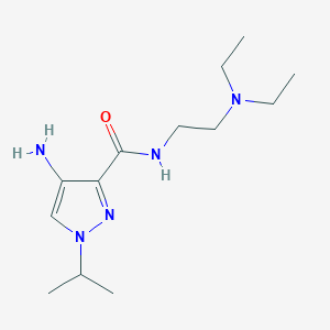 4-Amino-N-[2-(diethylamino)ethyl]-1-isopropyl-1H-pyrazole-3-carboxamide