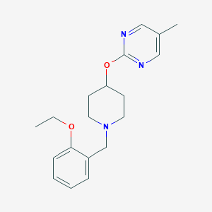 2-[1-[(2-Ethoxyphenyl)methyl]piperidin-4-yl]oxy-5-methylpyrimidine