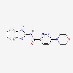 N-(1H-benzo[d]imidazol-2-yl)-6-morpholinopyridazine-3-carboxamide