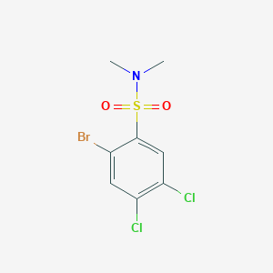 [(2-Bromo-4,5-dichlorophenyl)sulfonyl]dimethylamine