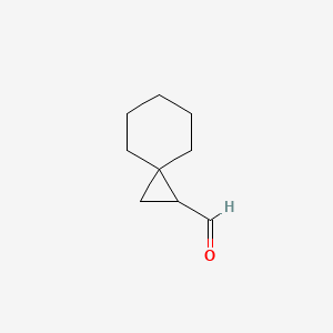 molecular formula C9H14O B2832177 Spiro[2.5]octane-1-carbaldehyde CAS No. 200055-26-1