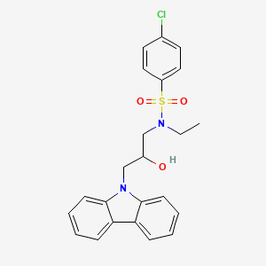 N-[3-(9H-carbazol-9-yl)-2-hydroxypropyl]-4-chloro-N-ethylbenzenesulfonamide