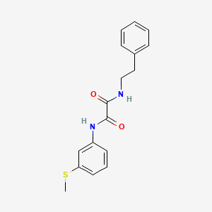 N1-(3-(methylthio)phenyl)-N2-phenethyloxalamide