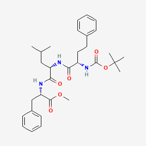 (6S,9S,12S)-Methyl 12-benzyl-9-isobutyl-2,2-dimethyl-4,7,10-trioxo-6-phenethyl-3-oxa-5,8,11-triazatridecan-13-oate