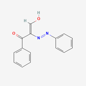 (2E)-3-oxo-3-phenyl-2-(2-phenylhydrazin-1-ylidene)propanal