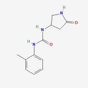 1-(5-Oxopyrrolidin-3-yl)-3-(o-tolyl)urea