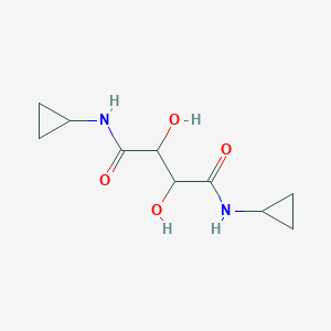 n1,n4-Dicyclopropyl-2,3-dihydroxysuccinamide
