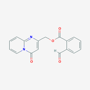 (4-Oxopyrido[1,2-a]pyrimidin-2-yl)methyl 2-formylbenzoate