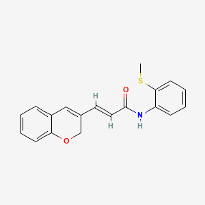 (2E)-3-(2H-chromen-3-yl)-N-[2-(methylsulfanyl)phenyl]prop-2-enamide