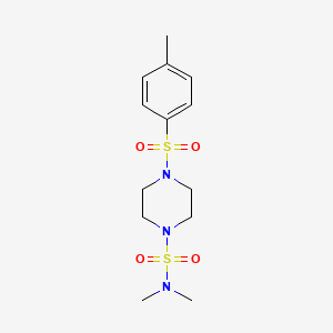 N,N-dimethyl-4-[(4-methylphenyl)sulfonyl]-1-piperazinesulfonamide