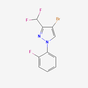 4-Bromo-3-(difluoromethyl)-1-(2-fluorophenyl)pyrazole