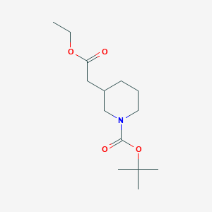 Tert-butyl 3-(2-ethoxy-2-oxoethyl)piperidine-1-carboxylate