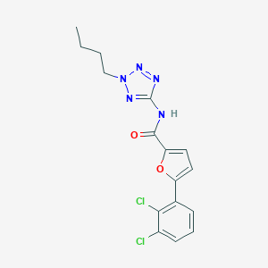 N-(2-butyl-2H-tetraazol-5-yl)-5-(2,3-dichlorophenyl)-2-furamide