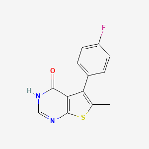 5-(4-fluorophenyl)-6-methylthieno[2,3-d]pyrimidin-4(3H)-one