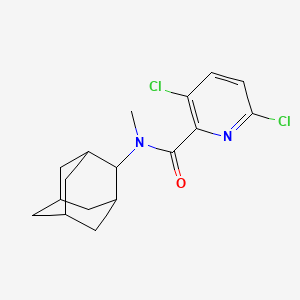 molecular formula C17H20Cl2N2O B2832480 N-(adamantan-2-yl)-3,6-dichloro-N-methylpyridine-2-carboxamide CAS No. 1089455-22-0