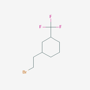 1-(2-Bromoethyl)-3-(trifluoromethyl)cyclohexane